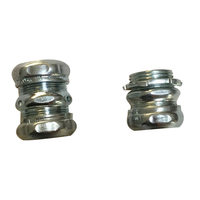 China Elektrogal emt coupling zinc plated 1/4“ - Schroef 20 Vast met Staalborgmoeren leverancier