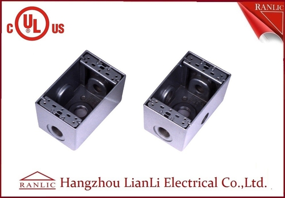 China 1/2“ 3/4“ Waterdicht Eind Met een laag bedekt de Doospoeder van de Twee Troep Elektrodoos, Vermelde UL leverancier
