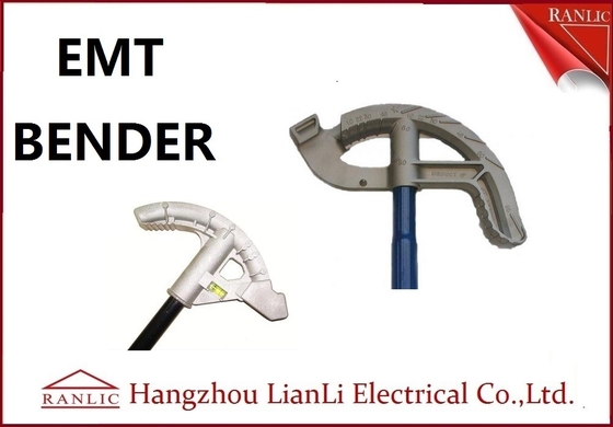 China 3/4“ 1“ Aluminiumemt Conduit Bender Conduit Hulpmiddelen met Blauw/Geel/Wit Handvat leverancier