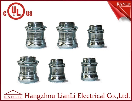 China Staal Elektroemt Compression Connector Electro-Gal 1/2“ 3/4“ 1“ leverancier
