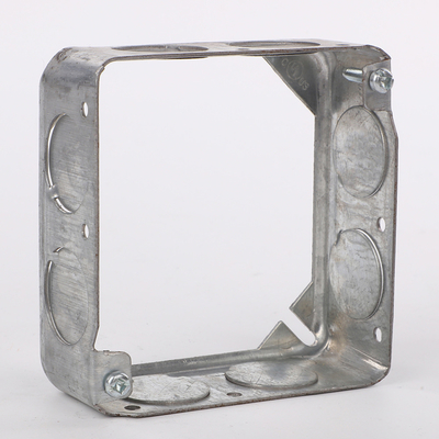 Flexible AC Cable Clamp IN 3/8 &quot;Snap-In Double Duplex Connector Zinc Die Casting 1/2&quot; keel voor Outlet Box leverancier