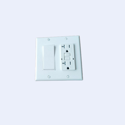 Pleister Ring RUFFIN 2 van de de Schakelaarassemblage van de Troepmuur Witte Kleur 12 AWG-Kabelmoeilijke situatie leverancier