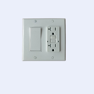 Pleister Ring RUFFIN 2 van de de Schakelaarassemblage van de Troepmuur Witte Kleur 12 AWG-Kabelmoeilijke situatie leverancier