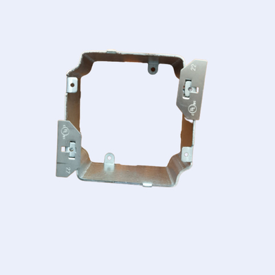 2 van de de Schakelaarbuis van de troepmuur van het de Kabeldoospleister Ring 1/2“ 1“ Hoogte Zilveren Kleur leverancier