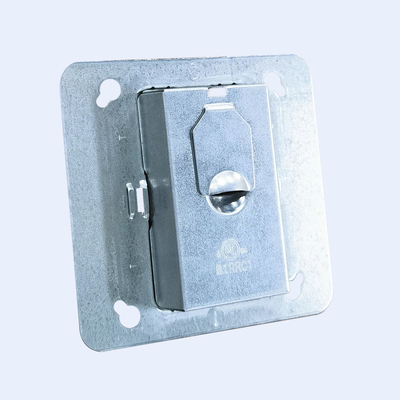 1/2“ EN 1“ Dieptedekking 1.20mm de Geplateerde Rol van de AfzetKabeldoos Zink leverancier
