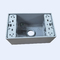 Pvc Met een laag bedekt Grey Waterproof Terminal Box 3 5 Gaten met Npt Draden leverancier