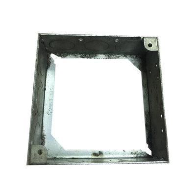 Prefabrication Kabeldoosuitbreiding Ring Thickness 1.60mm met het Bevestigen van Schroef leverancier