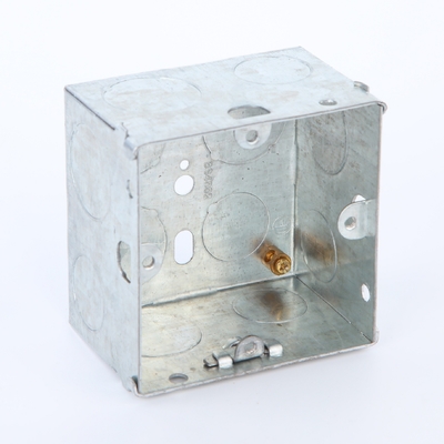 1.2MM 1.60MM Zink plateerde Vierkante van de de Doos Ineenschuivende Doos van de Staalafzet de Modderring leverancier